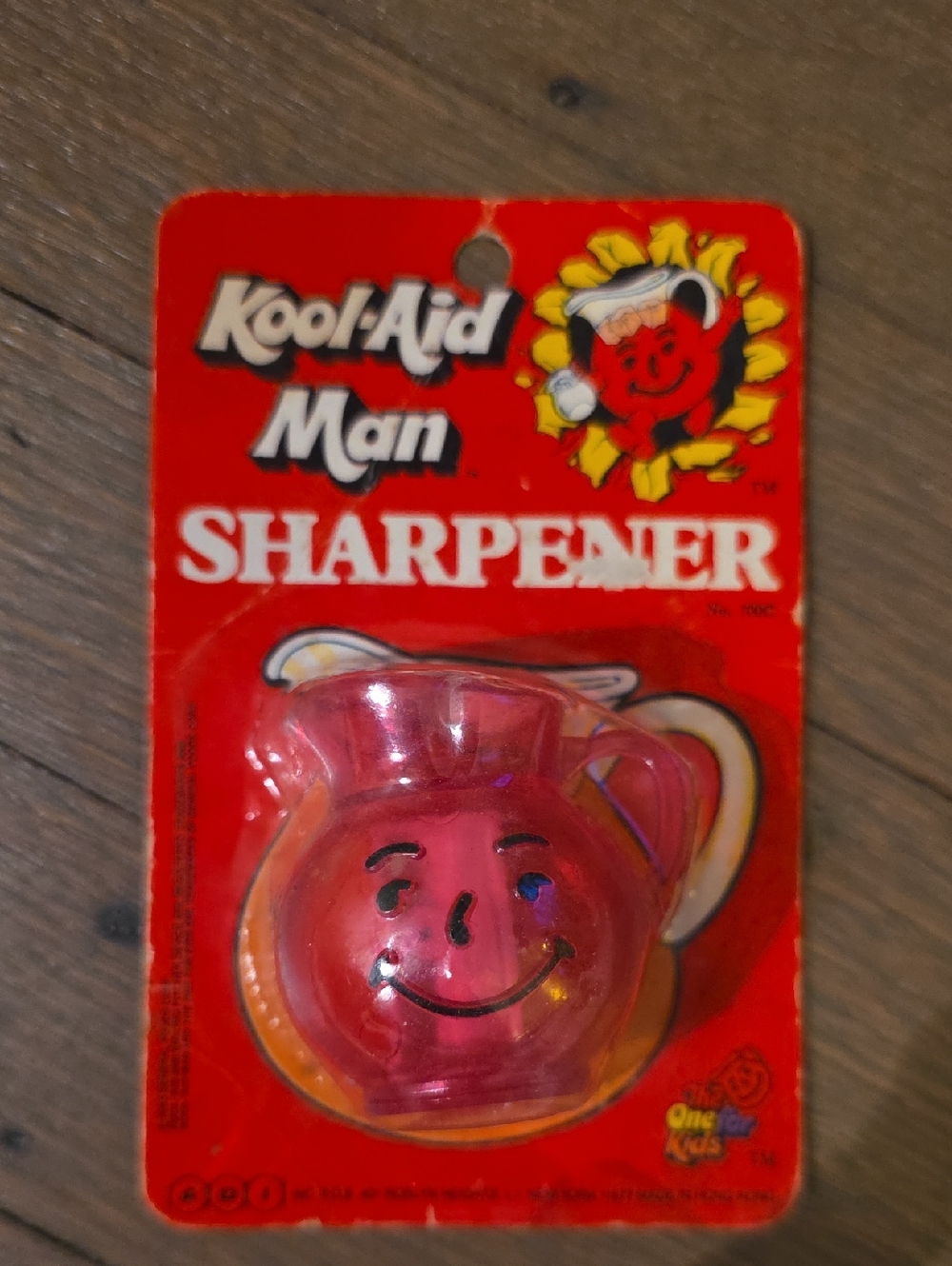 Kool-Aid Man Pink Pitcher Sharpener Vintage 1983 -NEW Kool-Aid Brand